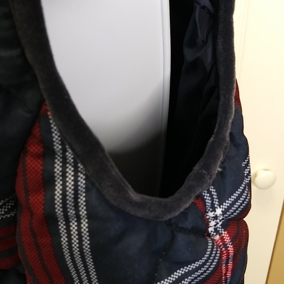 Kensie Jeans Puffy Plaid Vest - Picture 6 of 12